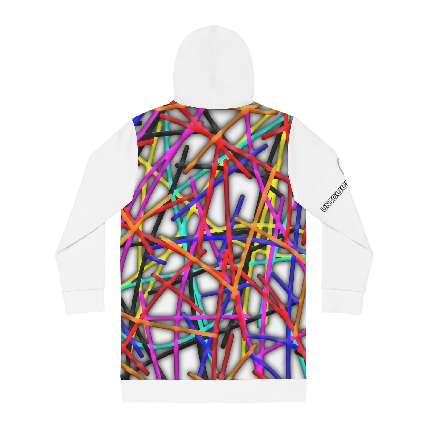 Anki Vibrant Abstract ueHoodie Dress