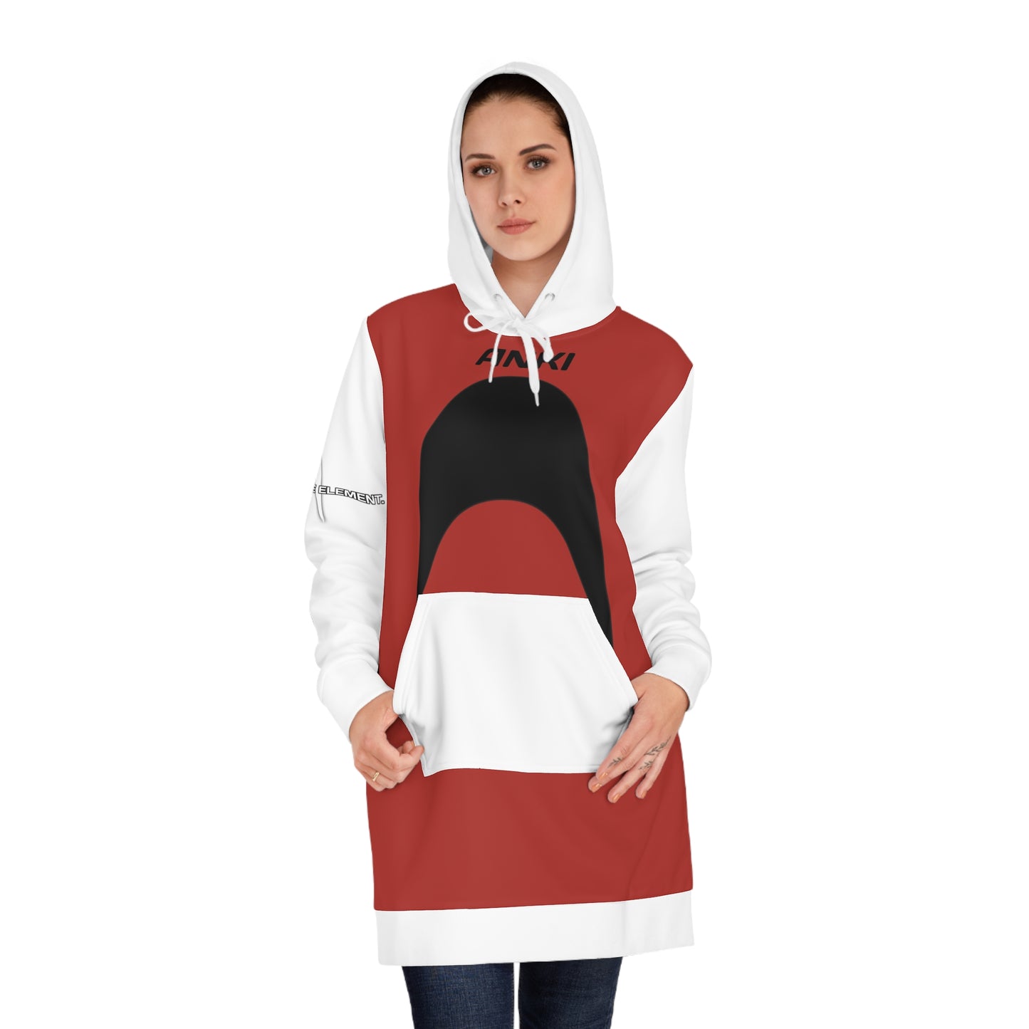 Anki Vibrant Abstract ueHoodie Dress
