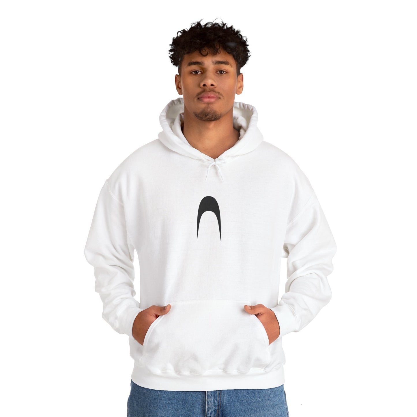 Anki Minimalist White Hoodie